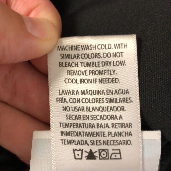 Scrubstar S Black four pocket w/pink trim details scrub bottom pants - Picture 14 of 14